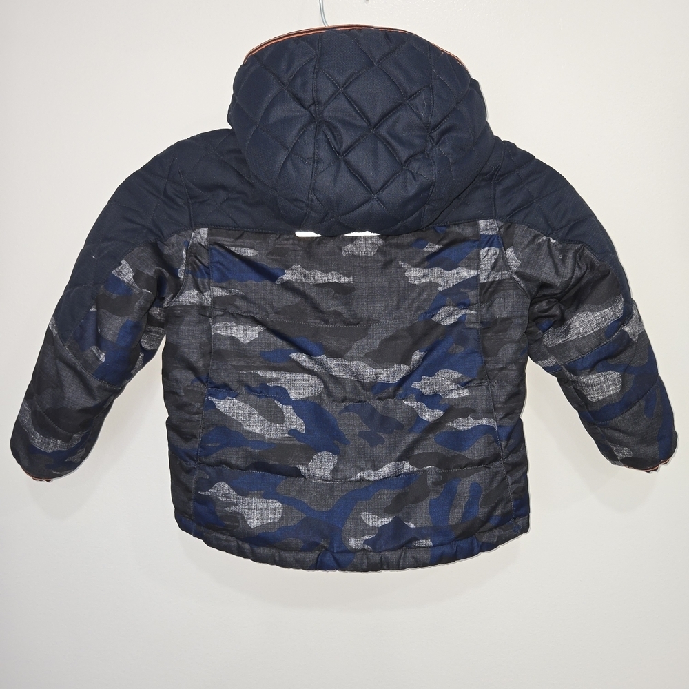 Gerry Boys Camo Puffer Jacket with Fuzzy Lining – Size 3T Spring Fall - Picture 3 of 6